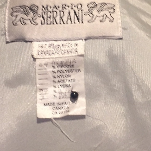 Loose look Blue mohair wool coat - Picture 4 of 7